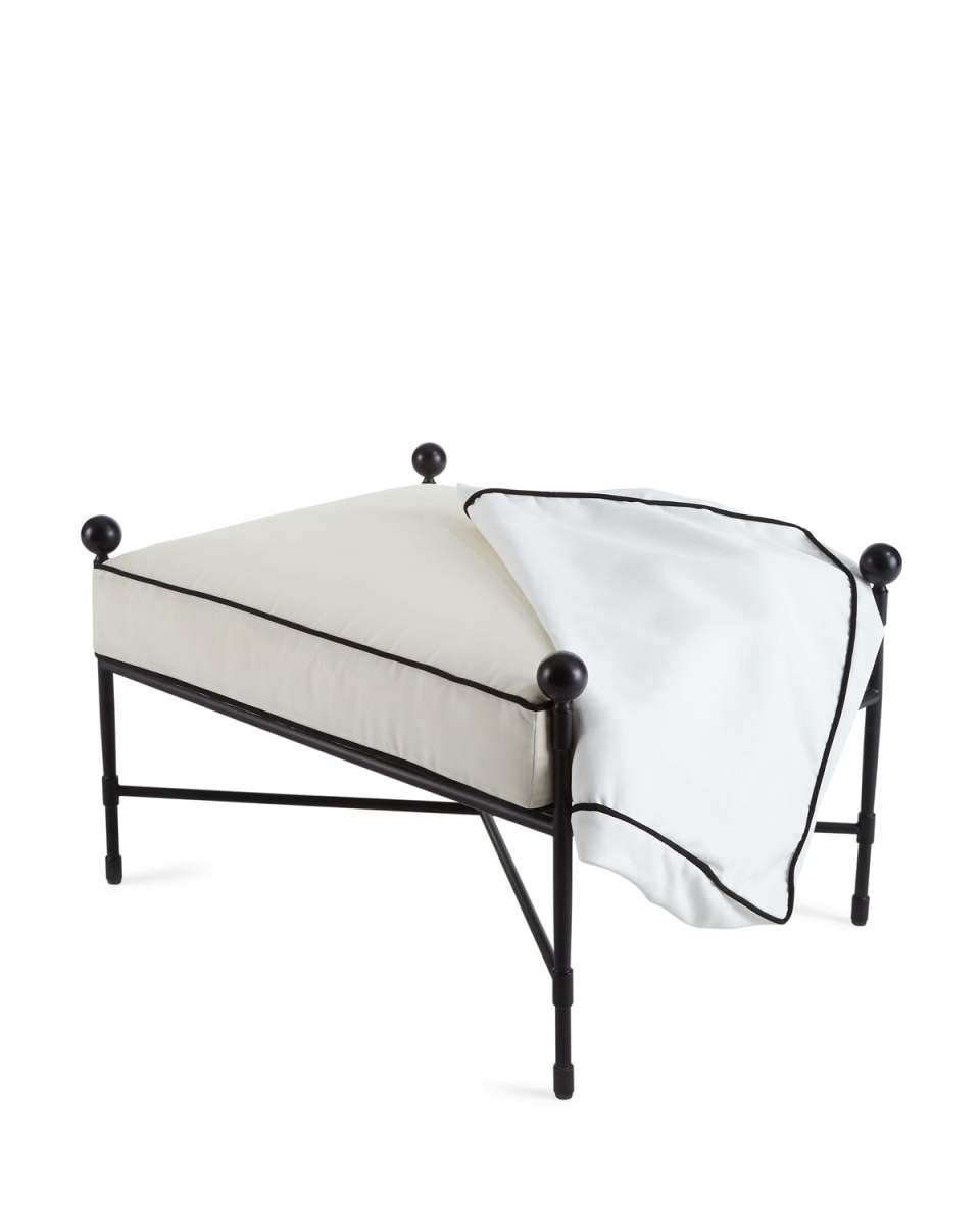 Avery Neoclassical Ottoman Replacement Cover